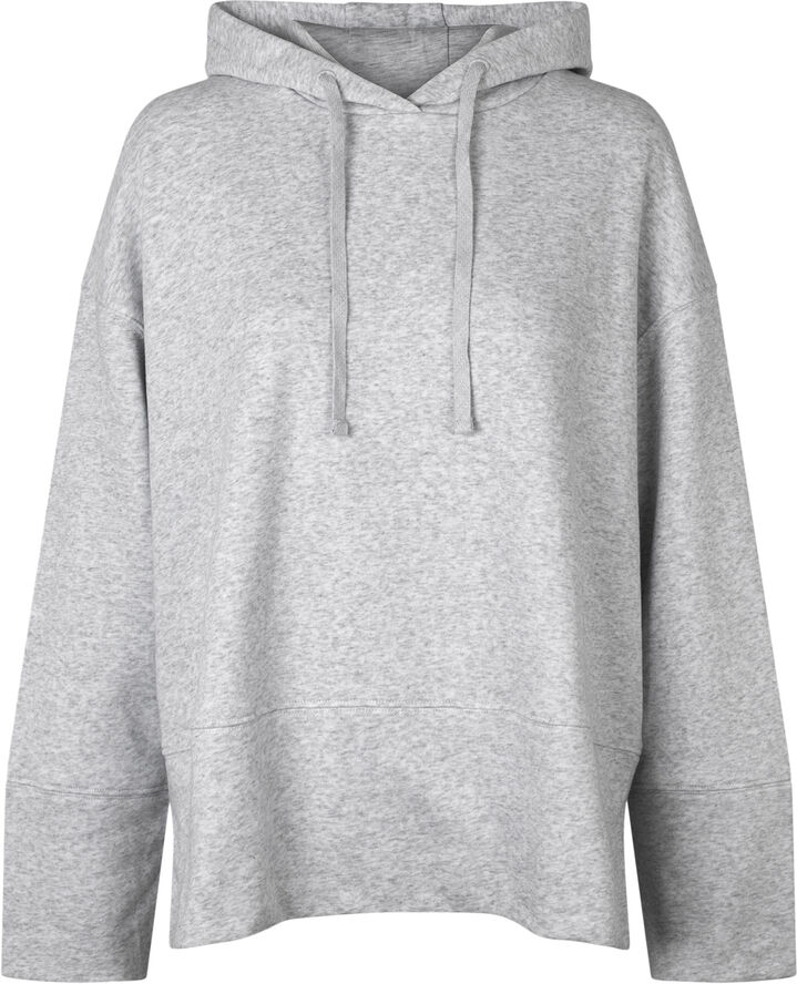 Second Female Abadell Sweat Hoodie Light grey melange