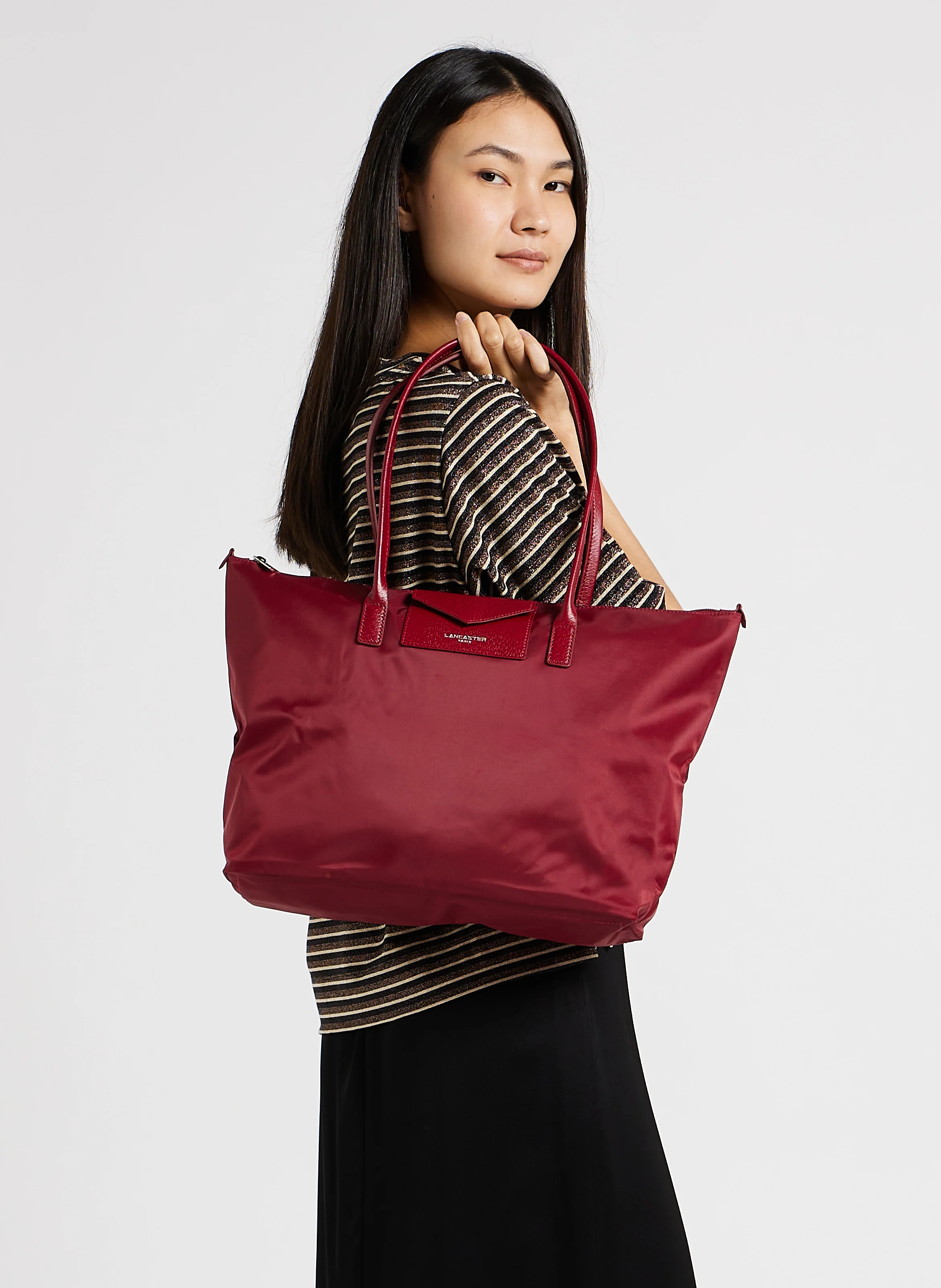 Cabas en nylon | Rouge
