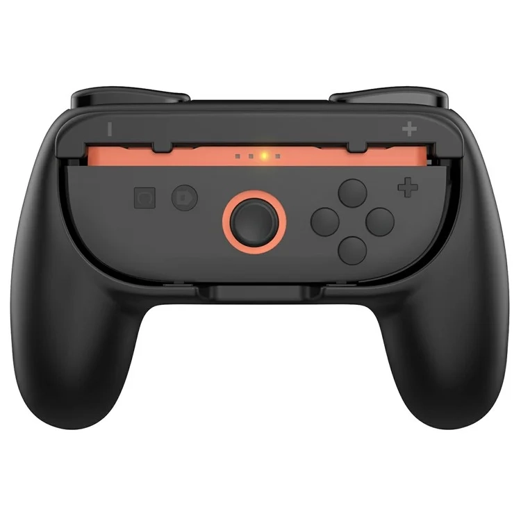 (2er Set) Griff Halterung Gamepad Hülle kompatibel für Nintendo Switch 2 / Konsole Rutschfeste Controller-Aufsätze - Schwarz
