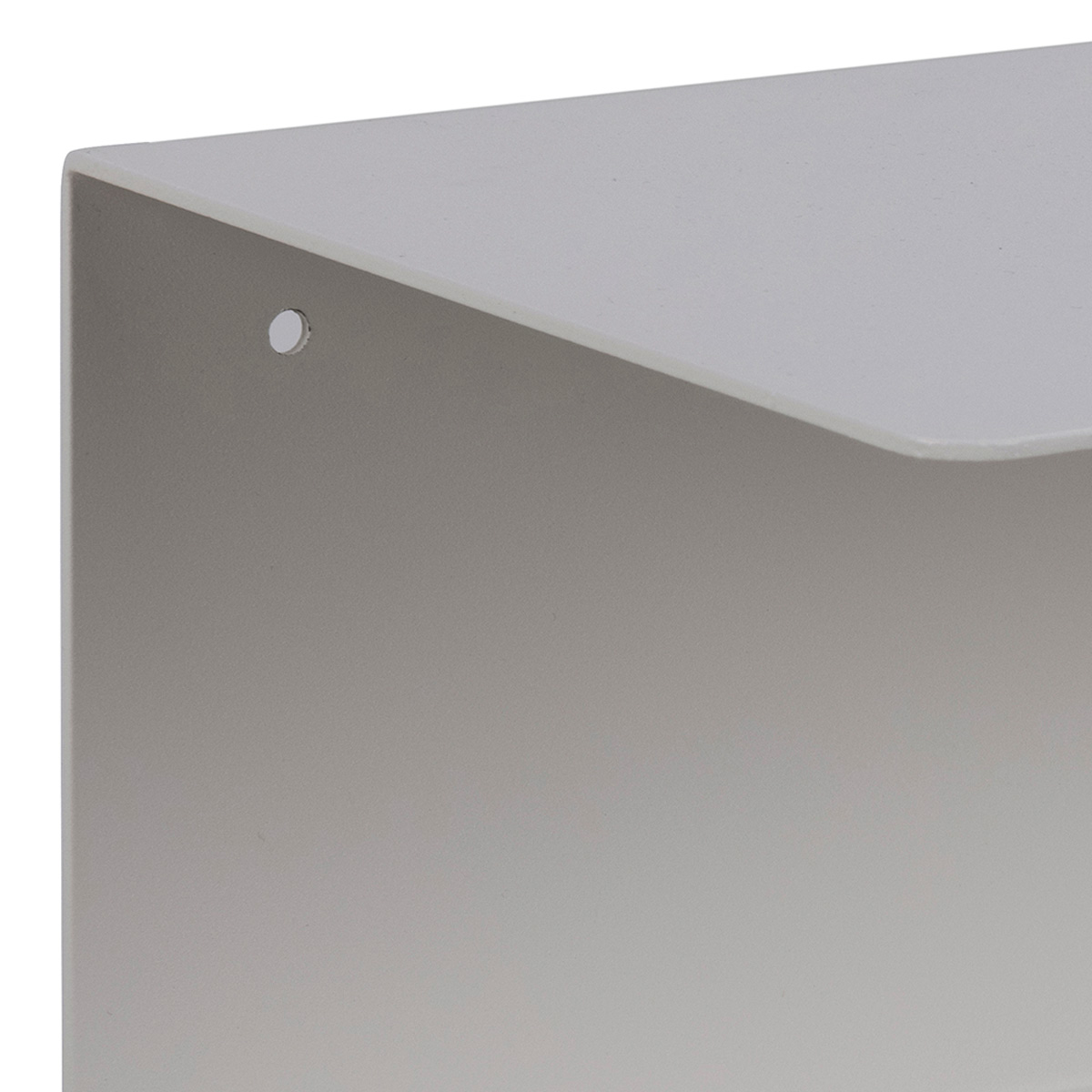 Wandplank Yara metaal Wit