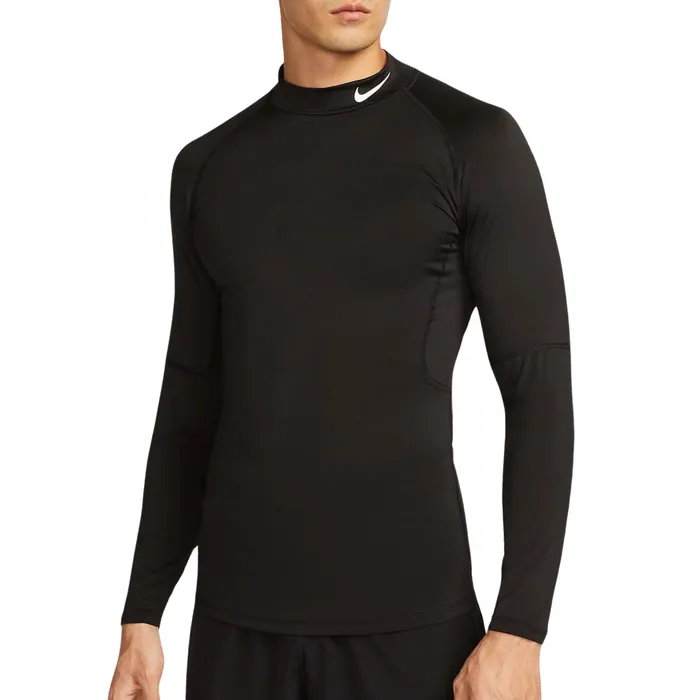 Nike Pro Dri-FIT Mock LS Shirt Heren