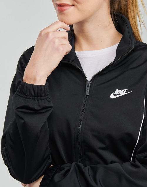 Nike - W NSW ESSNTL PQE TRK SUIT - Noir / Blanc