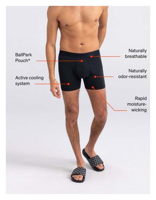 Boxer Saxx DropTemp Cooling Cotton Bleu Homme