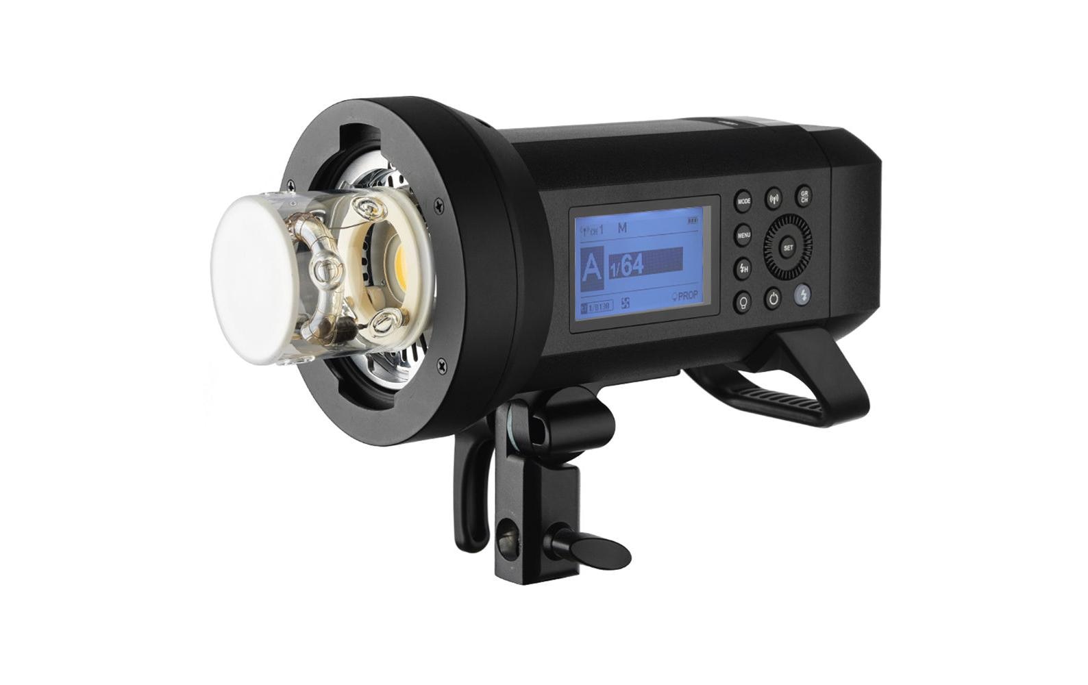 Blitzgerät AD400PRO<br>Blitzgerät für diverse Kameras mit X-Pro TTL-Blitzautomatiksystemen