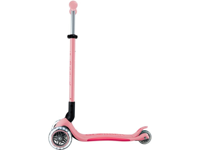 GLOBBER Primo Foldable Plus Lights Mini Hellrosa Kinder-Scooter