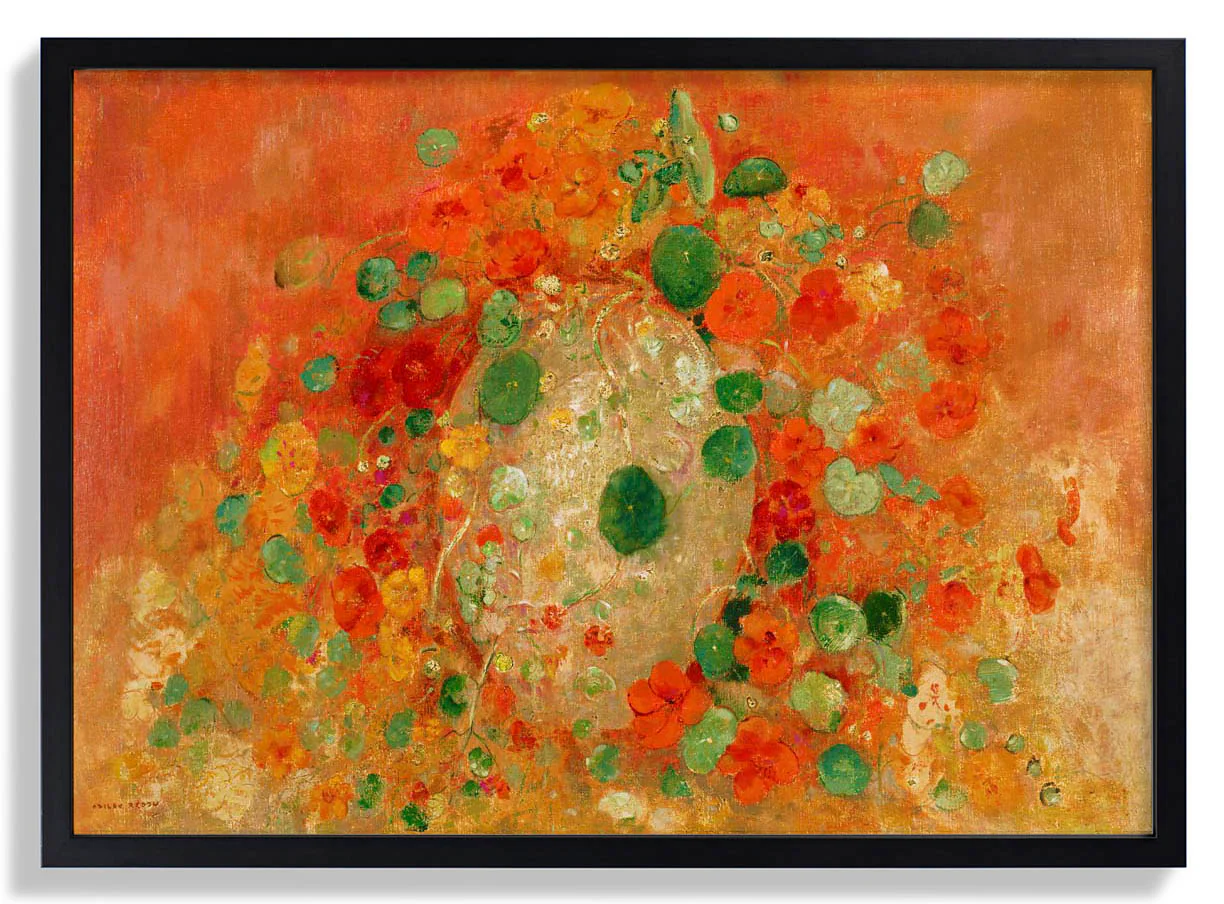 Kapuzinerkresse Gemälde von Odilon Redon