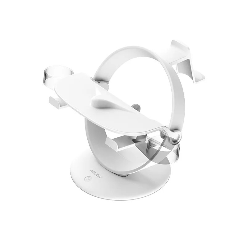 Meta Quest / Oculus Quest 3 / 3S / 2 / Pro / PS5 VR / PS4 VR / Pico 4 / 3 Halterung für VR Brille und Controller - Weiss