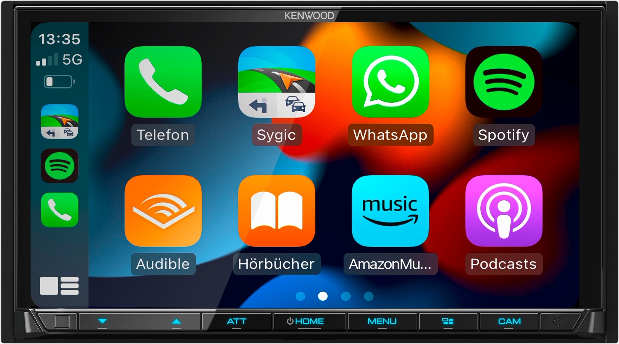Kenwood Moniceiver DMX8021DABCamper 7 Zoll
