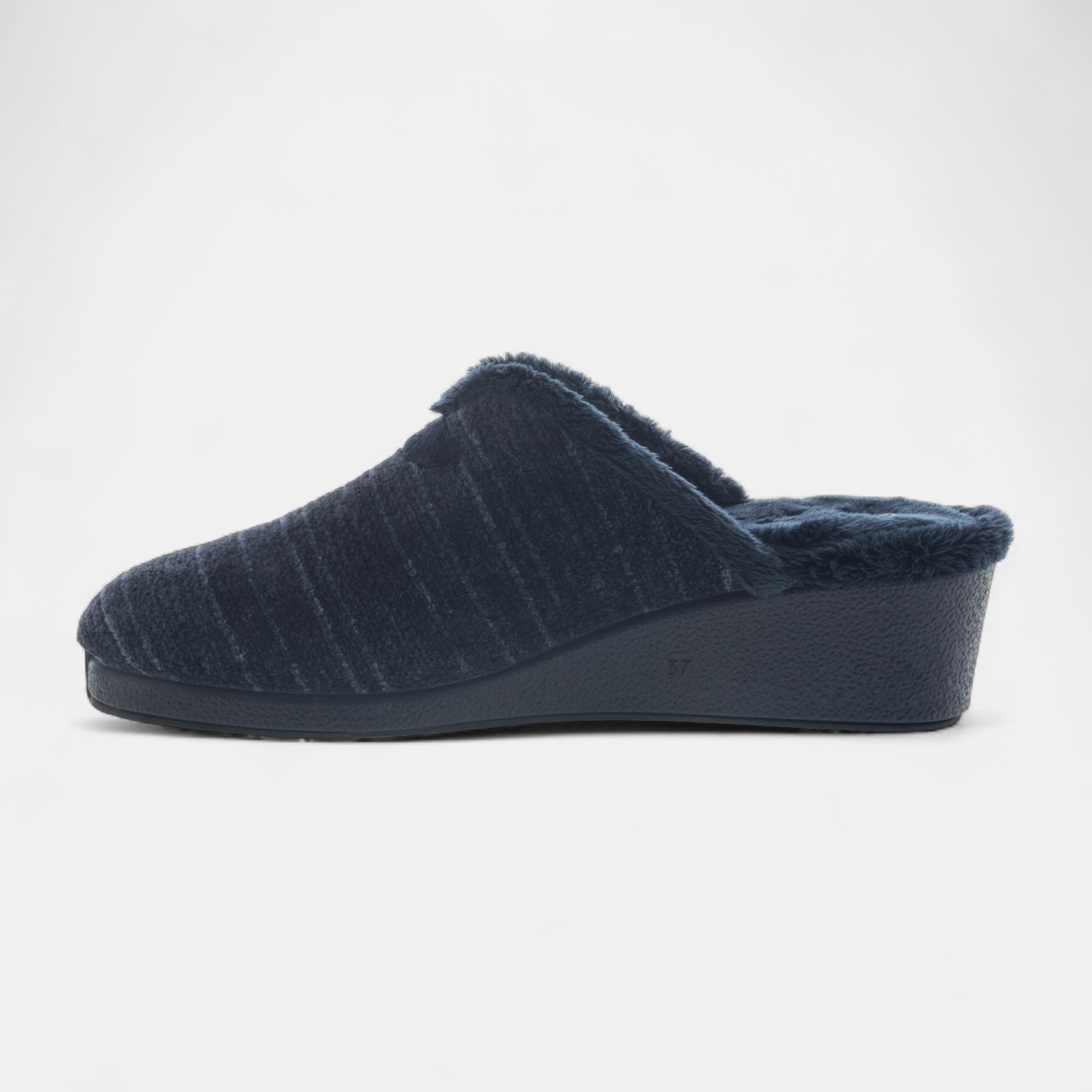 Pantoufles sabots Femme bleu marine