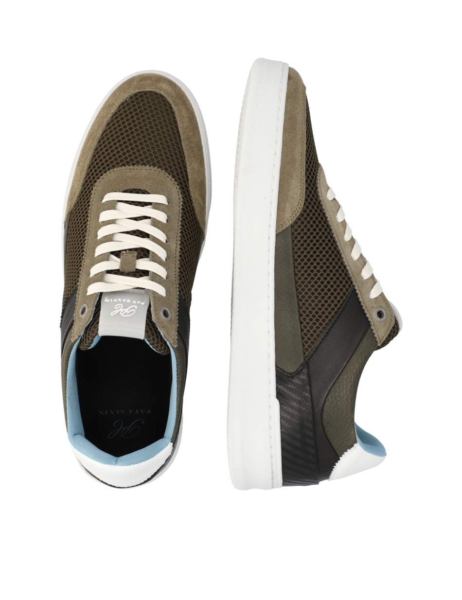 Lederkombi Sneaker