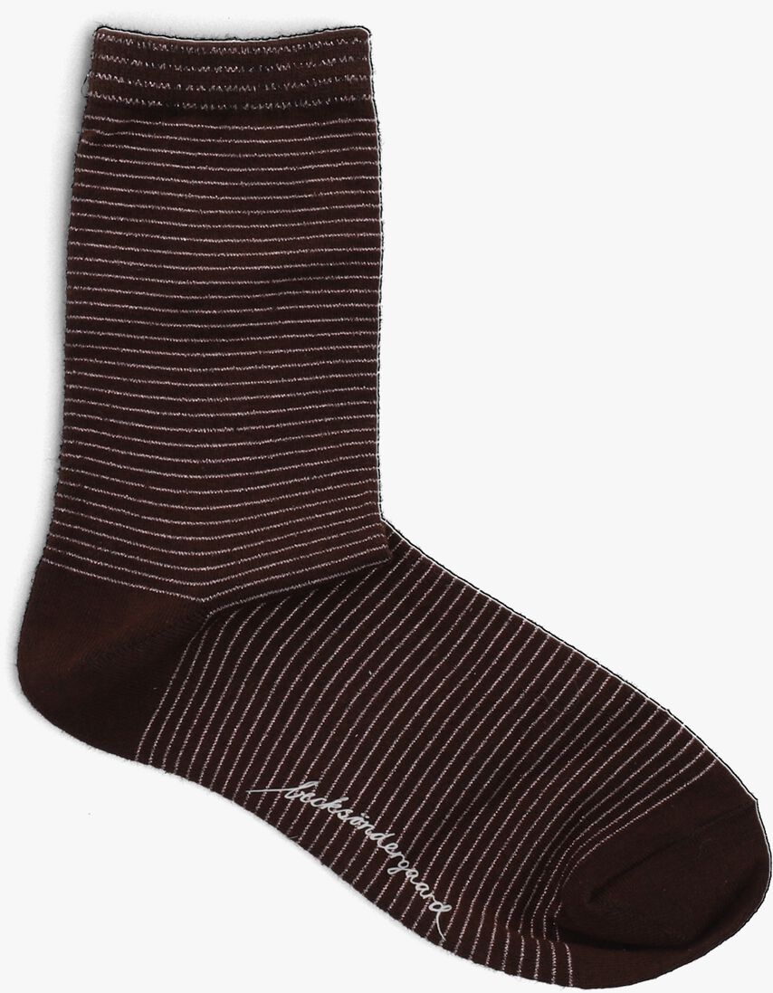BECKSONDERGAARD taupe becksondergaard sokken dover stripe sock