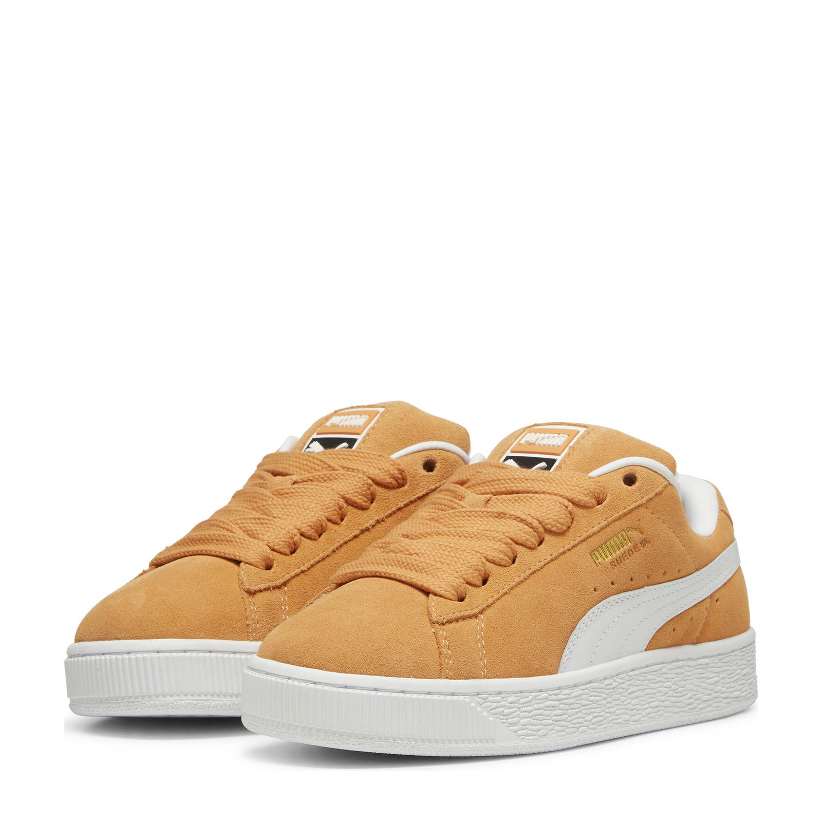 Puma Suede XL  sneakers oker/wit