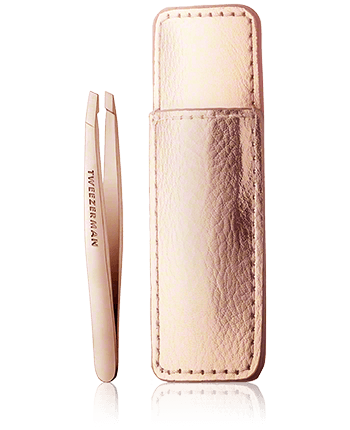 Tweezerman Pinzetten Mini Slant Tweezer & Case Rose Gold 2-teilig