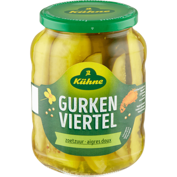 Kühne Gurken Viertel Zoetzuur 670 g