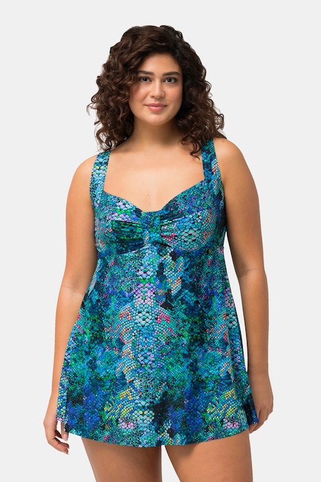 Badekleid, Schlange, Softcups, verstellbare Träger