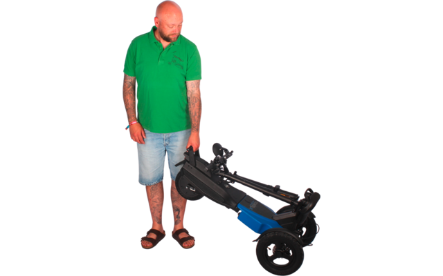 Scuddy Slim V4 eScooter Elektro-Faltroller, Roller mit Sitz