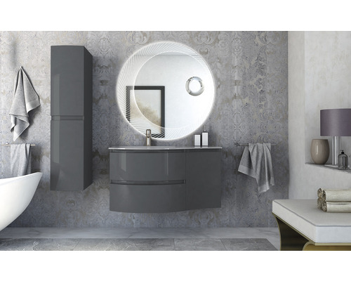LED badkamerspiegel Tessin met cosmeticaspiegel 100 cm 45011 IP 44 (beschermd tegen vreemde voorwerpen en spatwater)