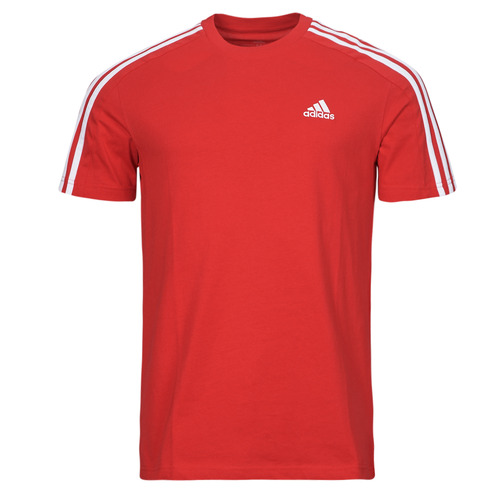 Adidas Sportswear - M 3S SJ T - Rouge / Blanc