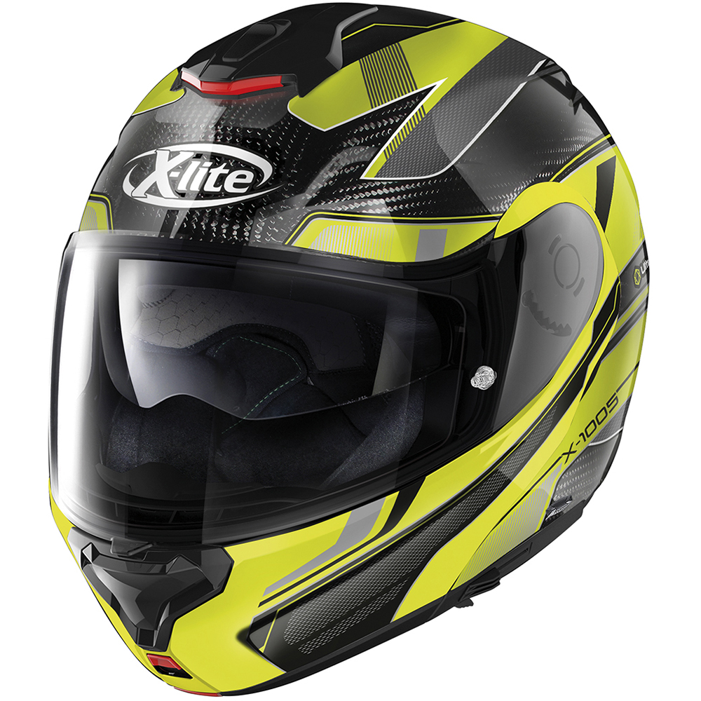 X-lite - Casque X-1005 Ultra Carbon Powertrain N-Com Noir / Jaune