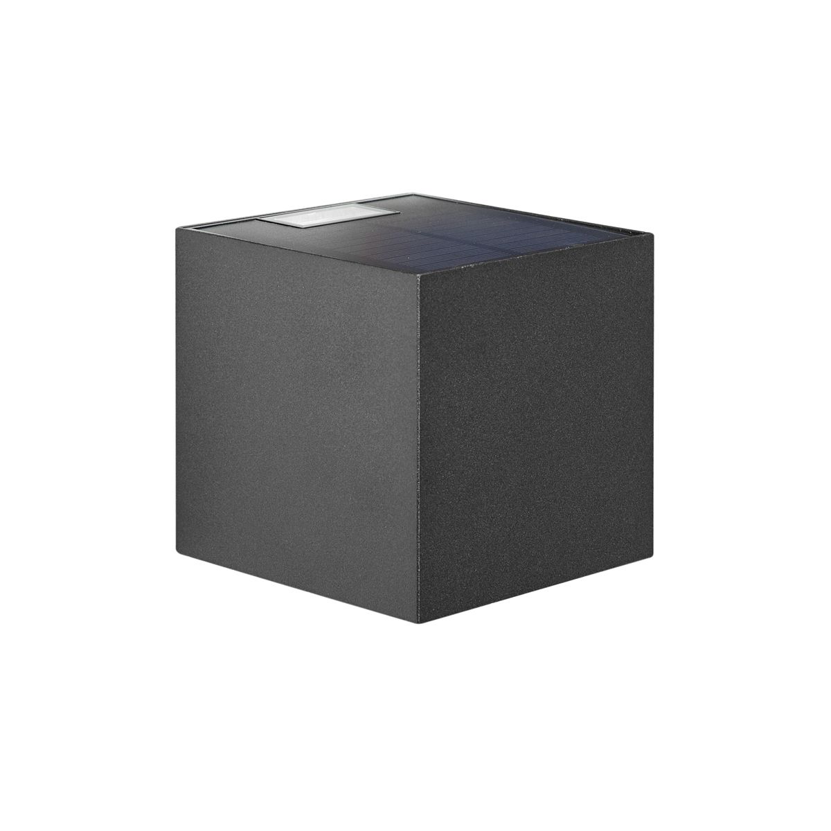 Buiten wandlamp zwart incl. LED 2-lichts IP65 met dimlicht en solar - Charlene