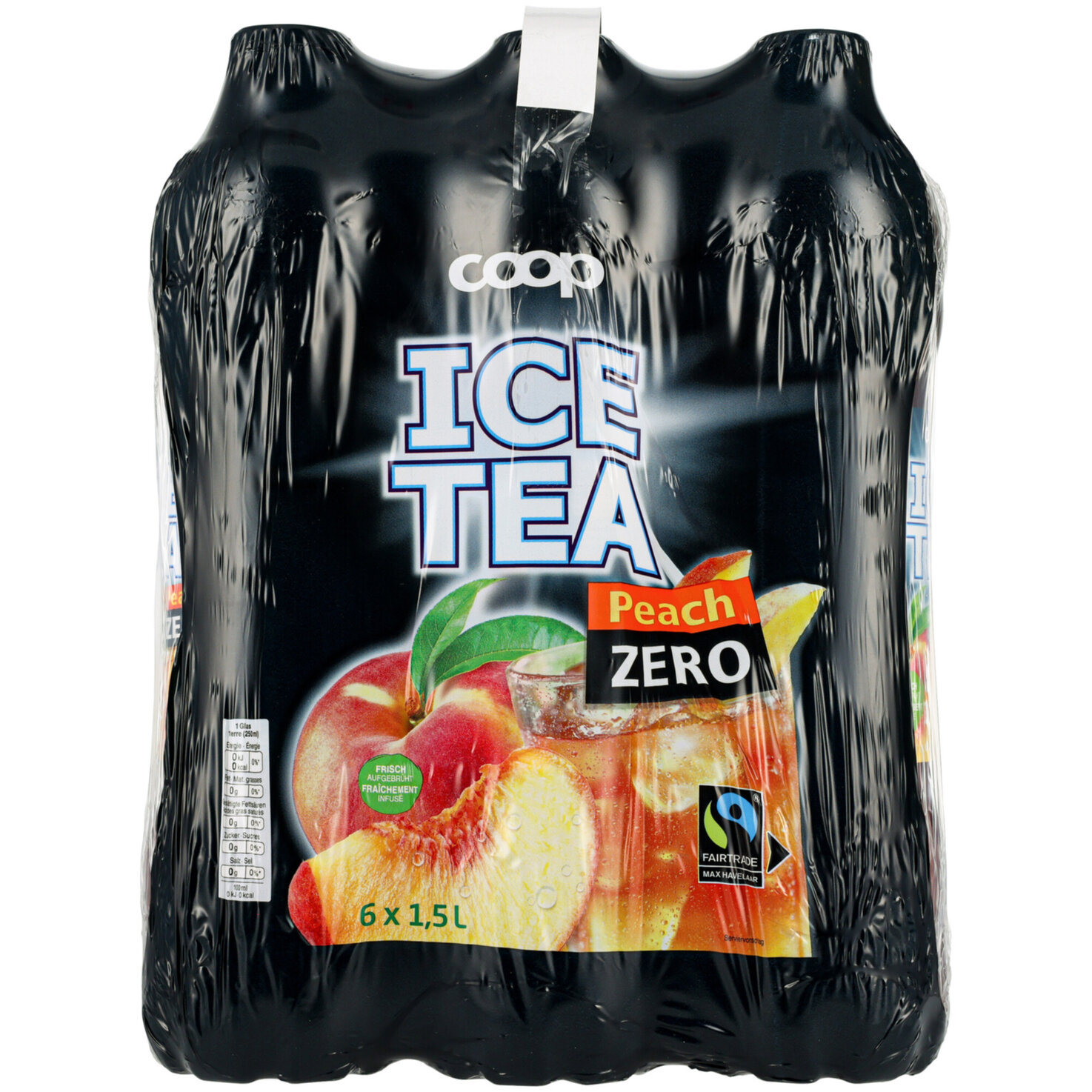 Fairtrade Ice Tea Peach Zero 6x1,5l