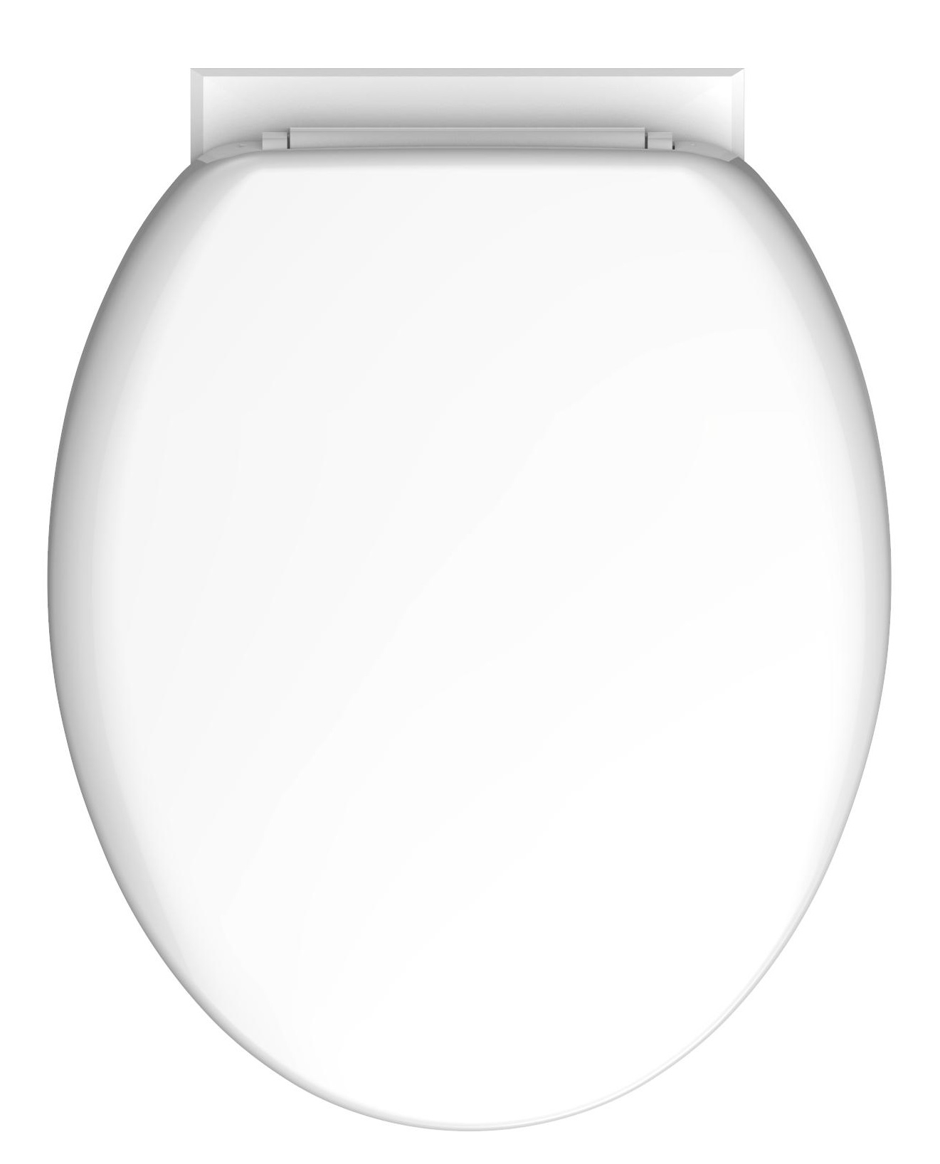 Schutte Duroplast WC-zitting met Soft-Close valrem, wit