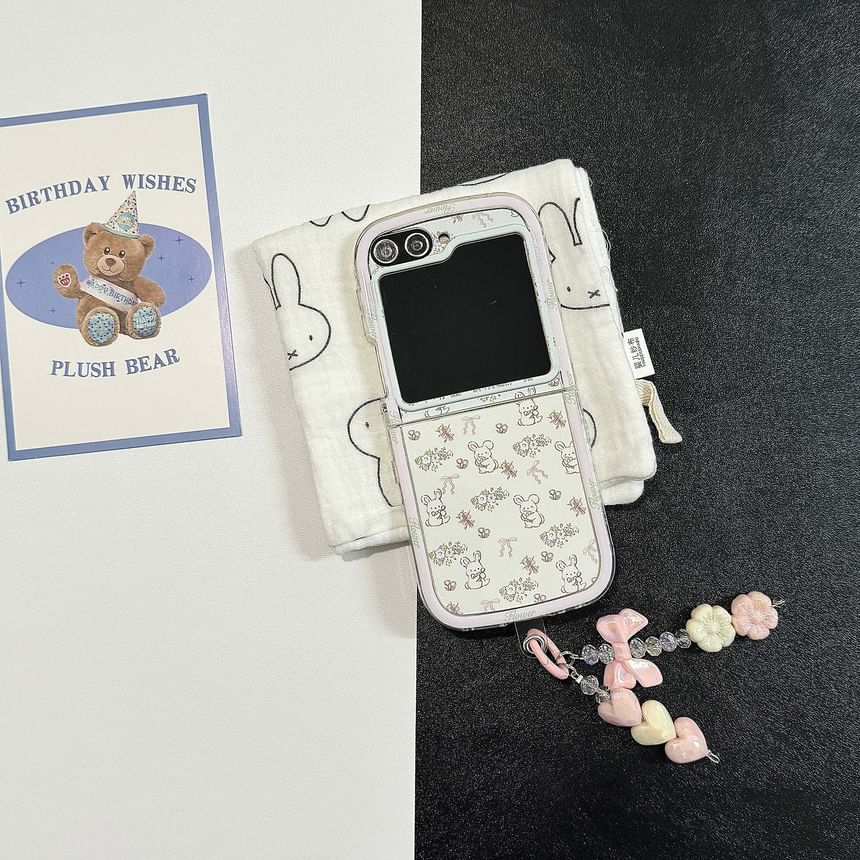 Jaguara - Bloemen telefoonhoesje / bedel / set - Samsung Flip