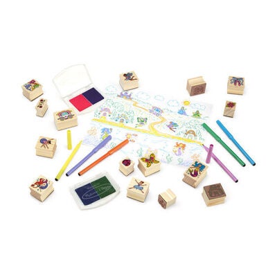 Melissa & Doug Trestempelsett Eventyr