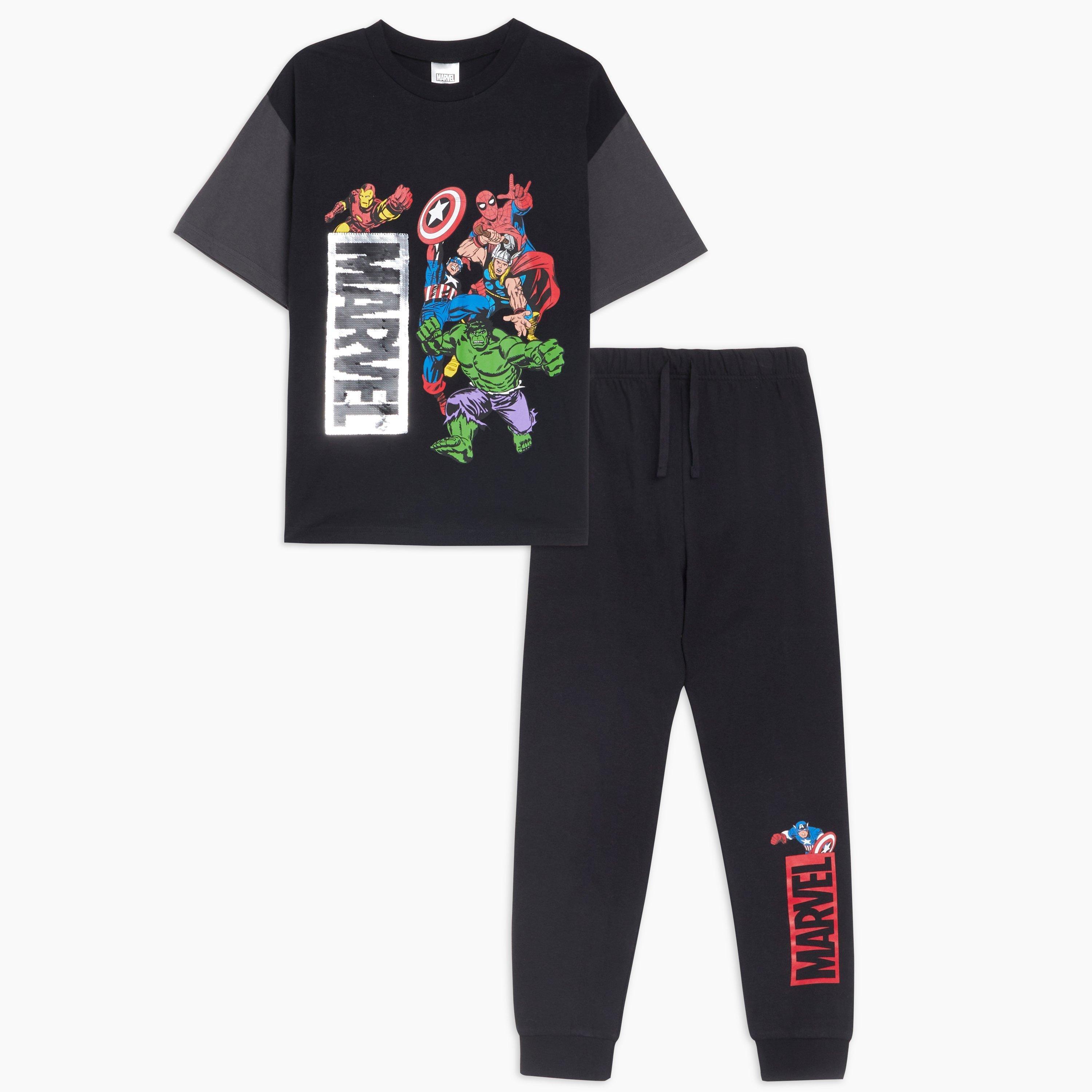 Character Marvel T shirt and Jogger Set