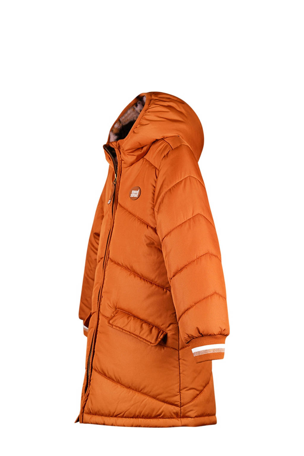 Moodstreet gewatteerde winterjas Jara roestbruin