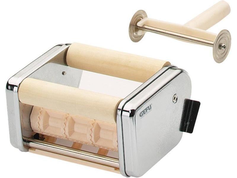 GEFU Pastamaschine Pasta Perfetta Silber Handbetriebene Pastamaschine