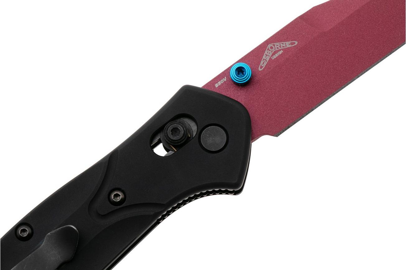 Benchmade Osborne 940CN-2504, Cranberry Frost Cerakote CPM-S30V, Black 6061-T6 Aluminum, 2025 Limited Edition zakmes
