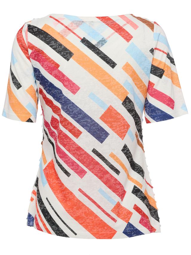 Shirt bedruckt mit Rüschenfront