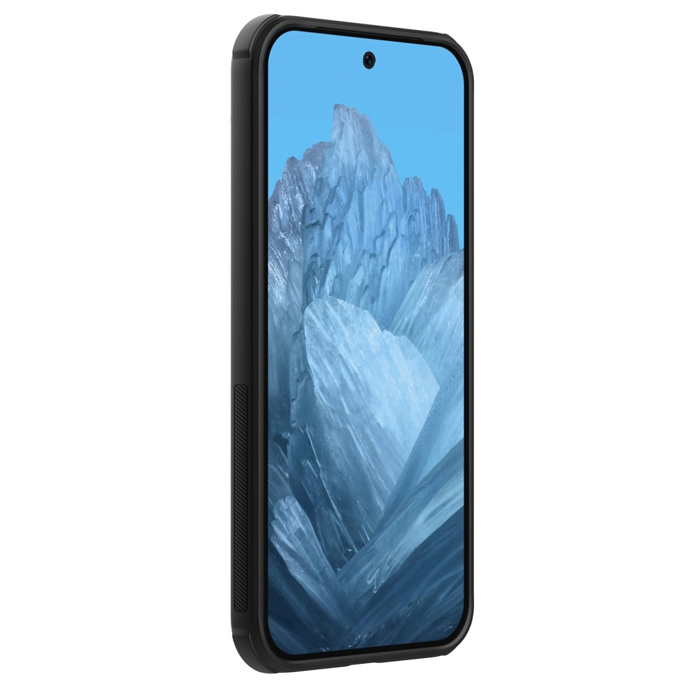 Google Pixel 9 / Pixel 9 Pro Hardcase Schutzhülle Grip Design MagSafe-Modul - Schwarz