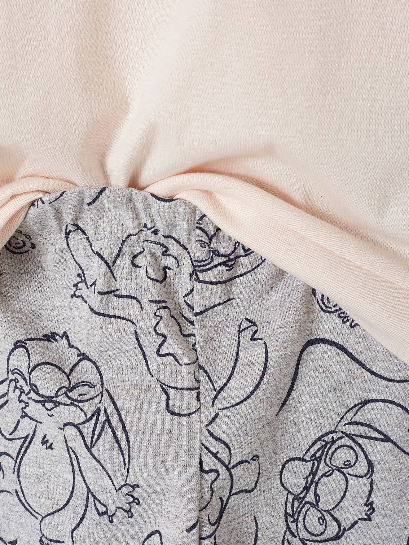 Pijama DS® Stitch para meninas, rosa claro