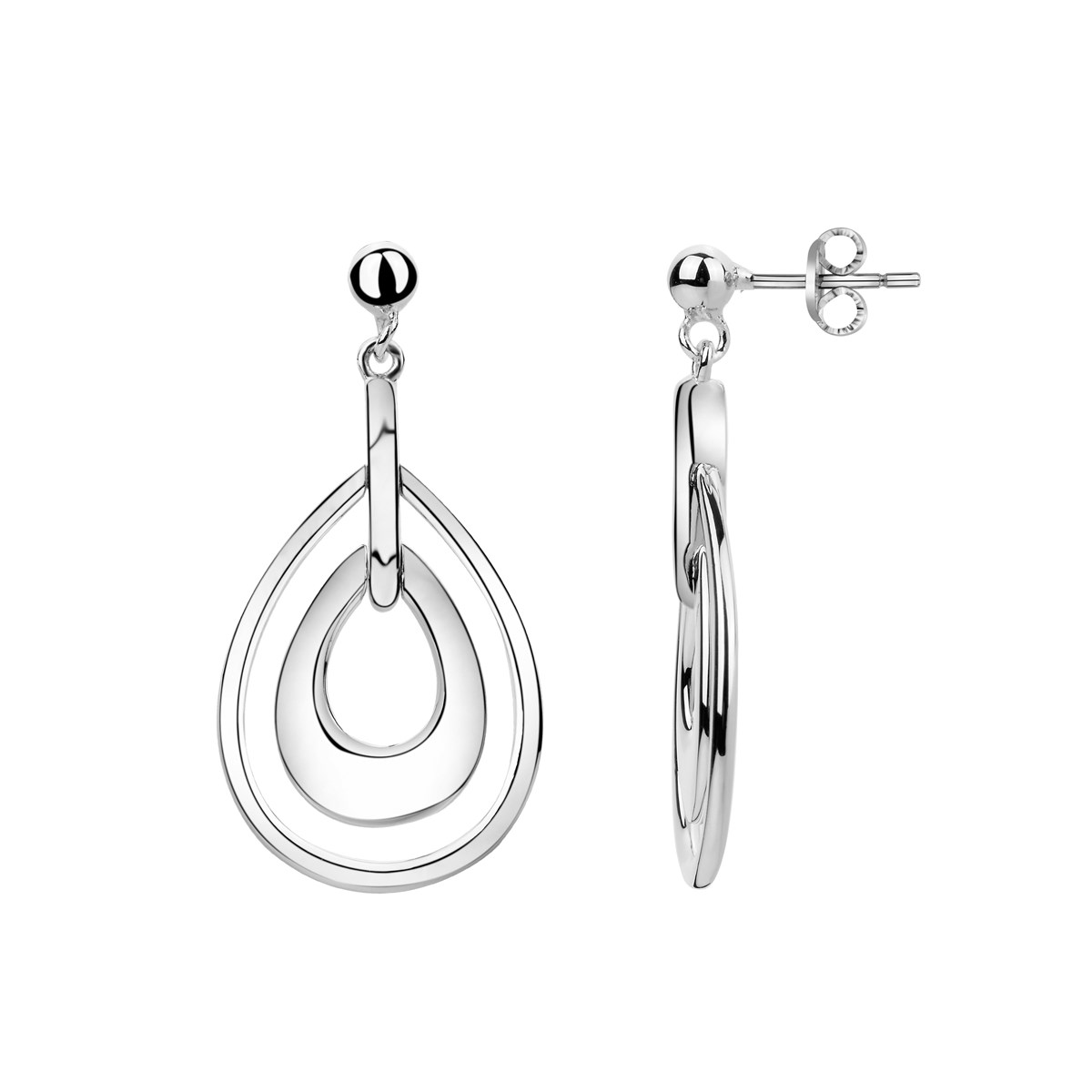 Boucles d'oreilles pendantes en Argent