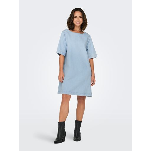 ONLY Gigi Kjole, Light Blue Denim, XL