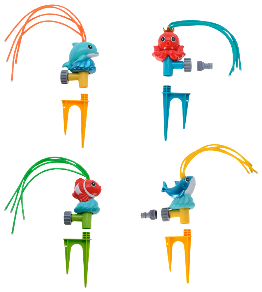 Vandsprinkler med dyremotiv - assorterede modeller