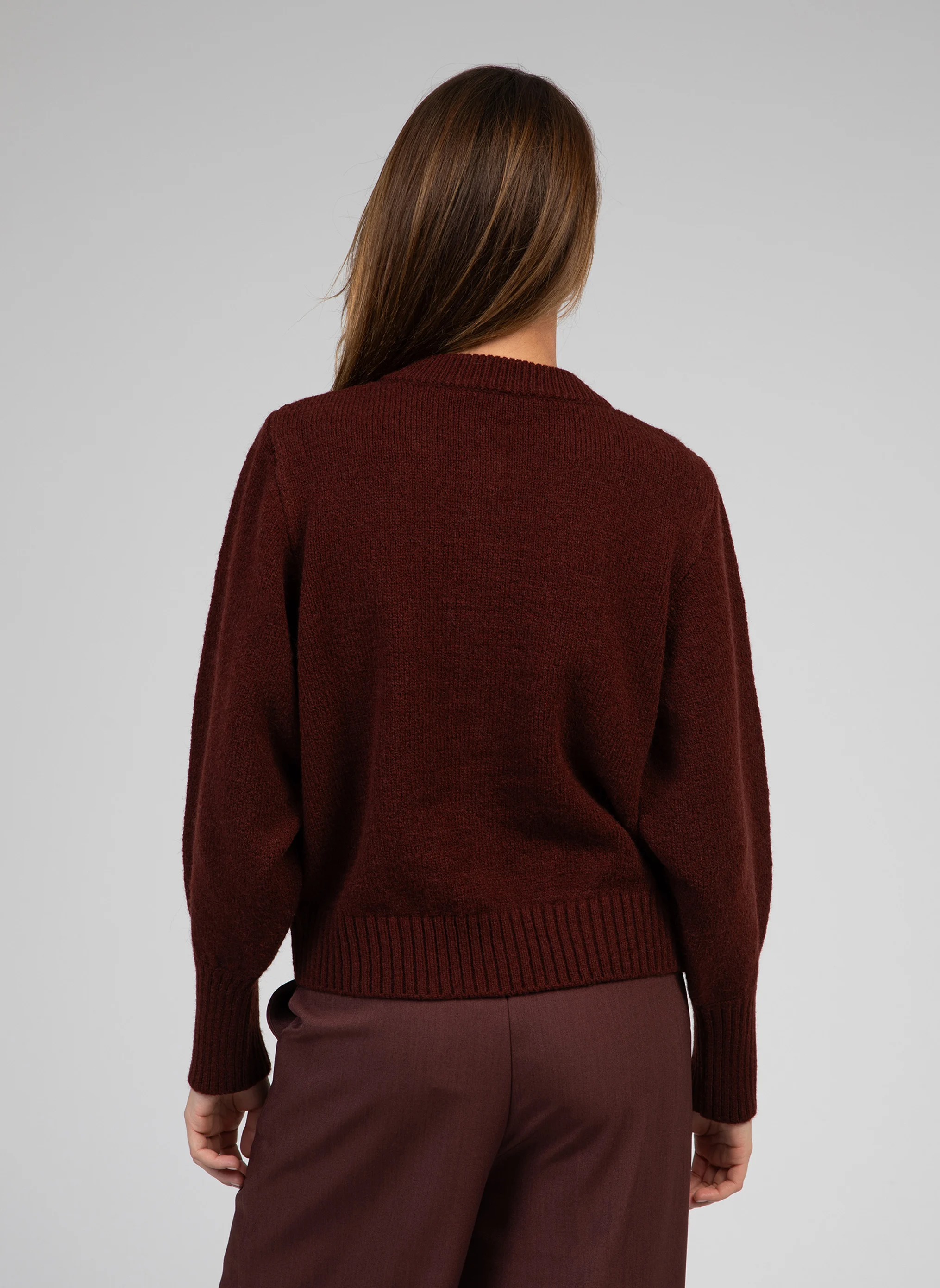 VELICIA - Cardigan col rond | Blanc