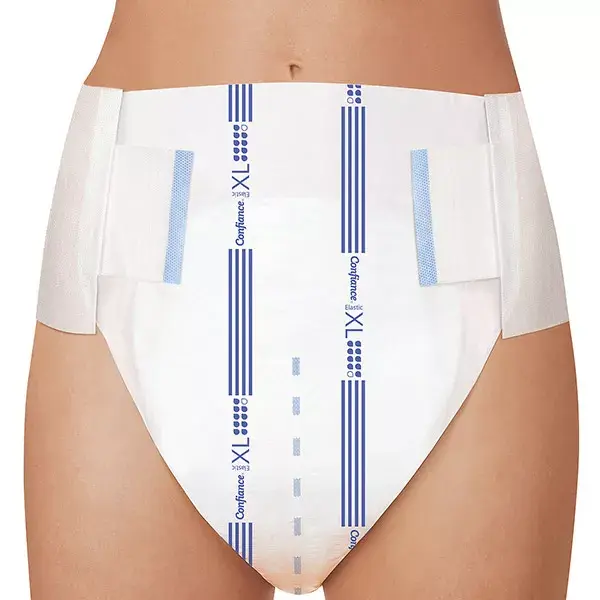 Fraldas Hartmann Confiance Elastic 9 Drops Tamanho XL Pacote com 14 unidades