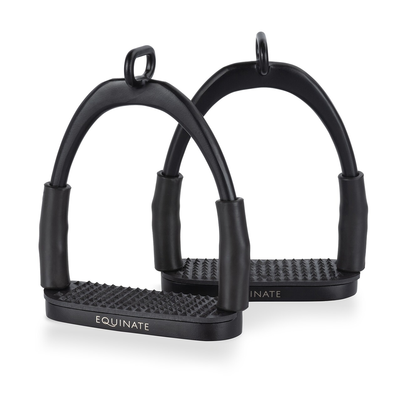 Equinate Sicherheitssteigbügel Manchester schwarz 10 cm