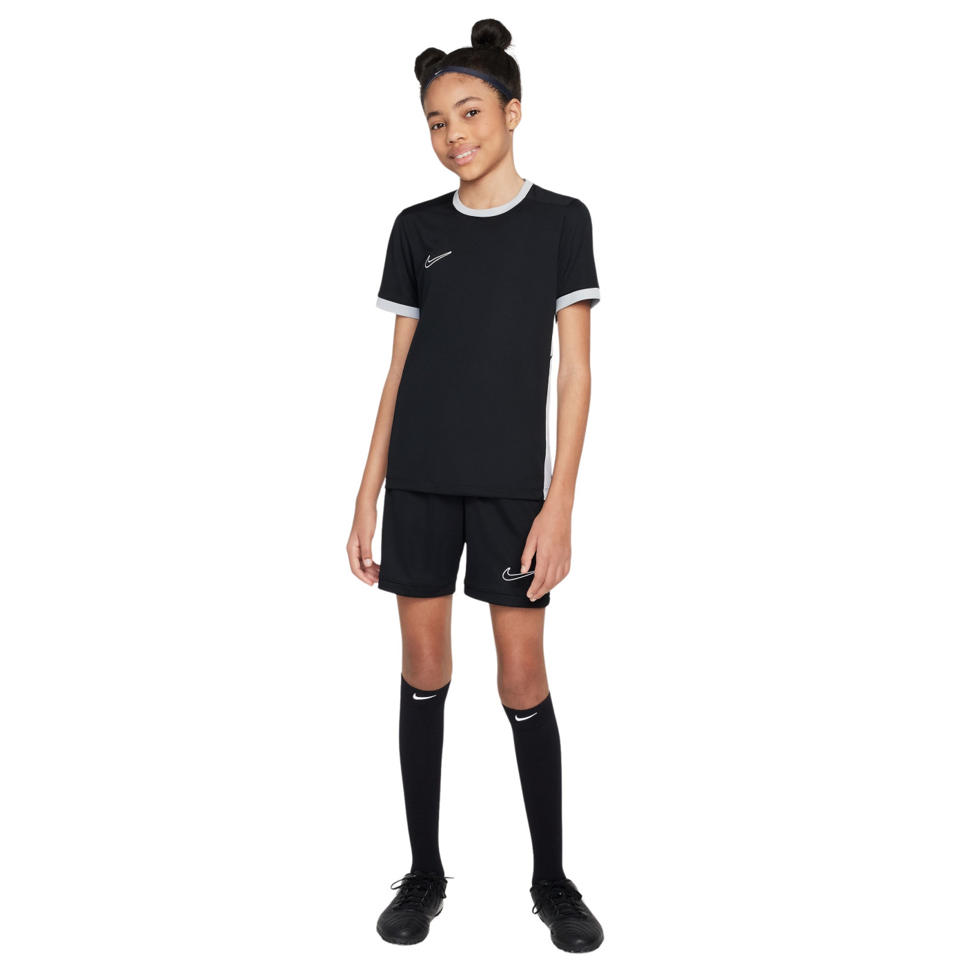Nike Academy 25 Trainingsset Kids Zwart Grijs Wit