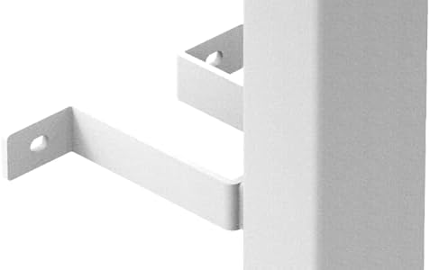 WallDesk höhenverstellbarer Wandtisch - Elektrisches Gestell - Höhe 59-125cm - Breite 55cm - Weiß - Mit Speicherfunktion