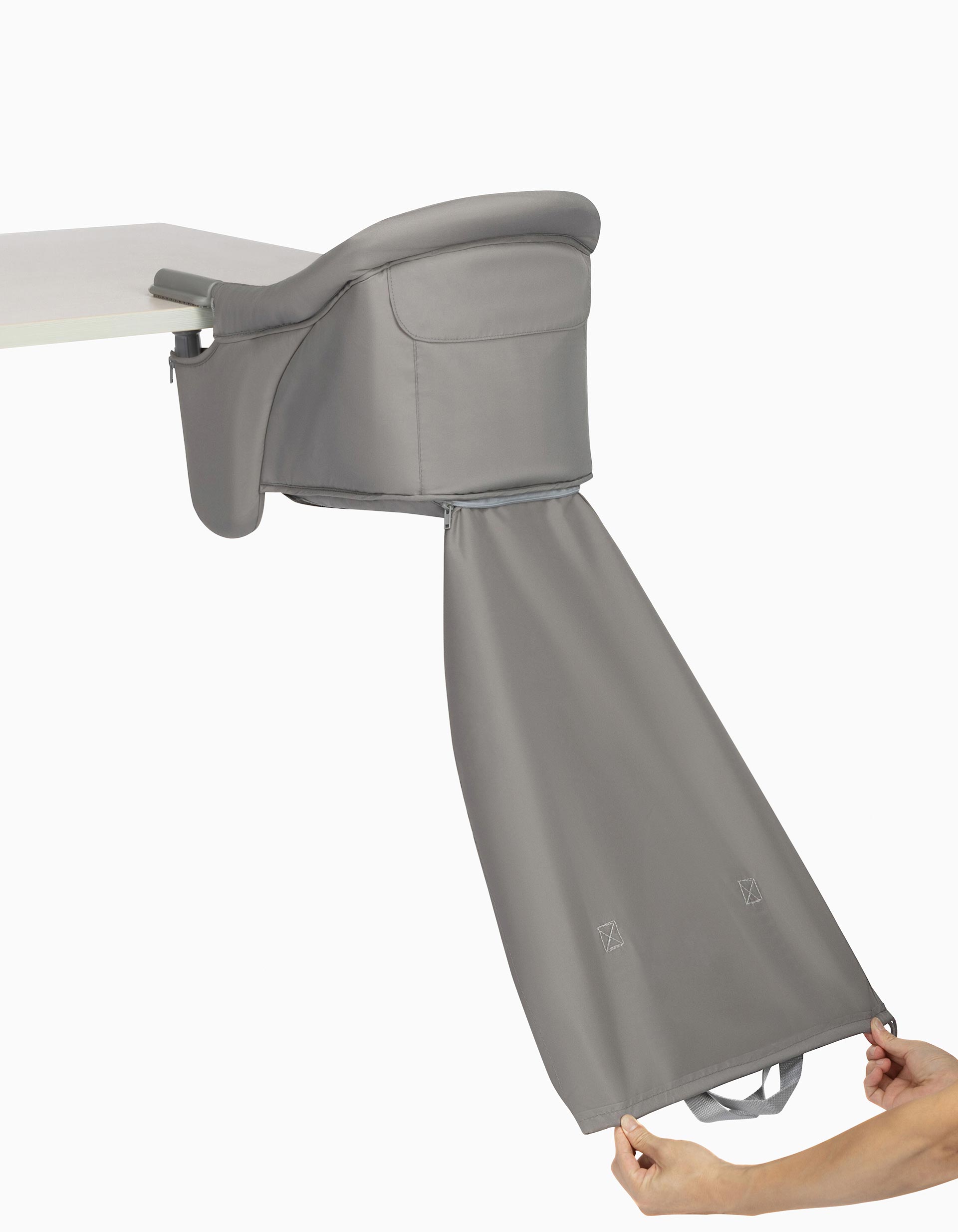 Cadeira de Refeição Portátil Bebe Confort Malva, Mineral Grey