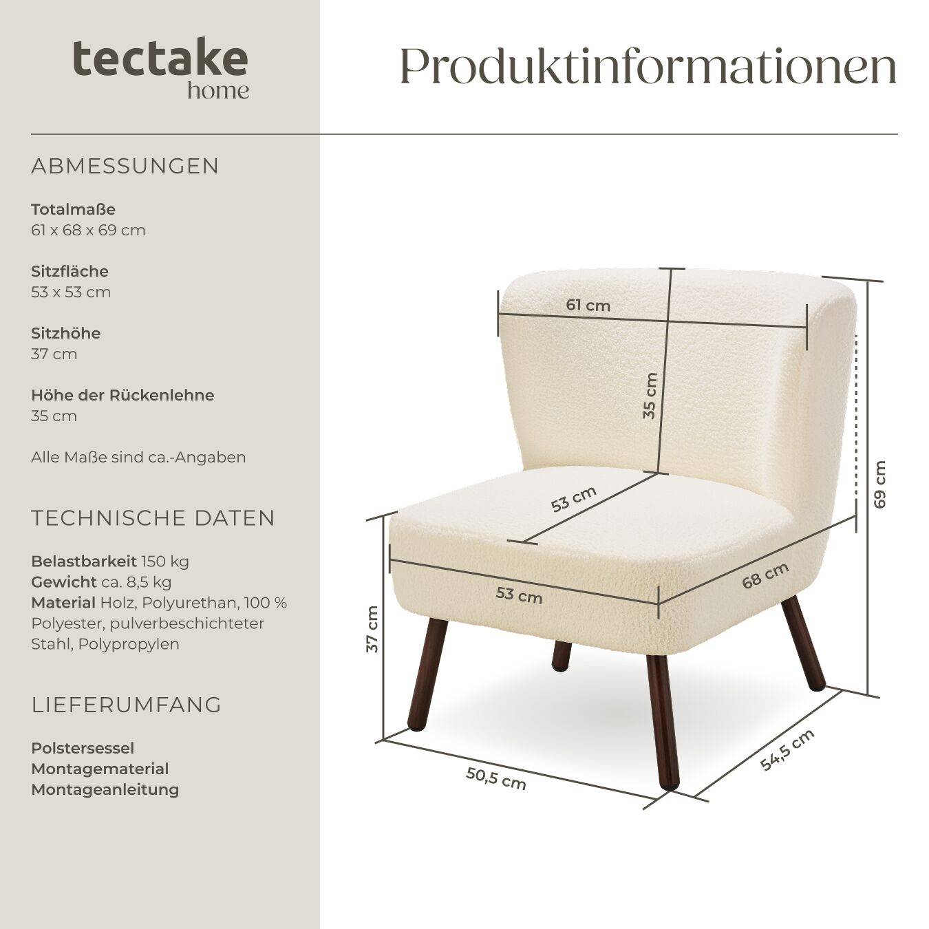Teddy-Cocktailsessel Robina 2