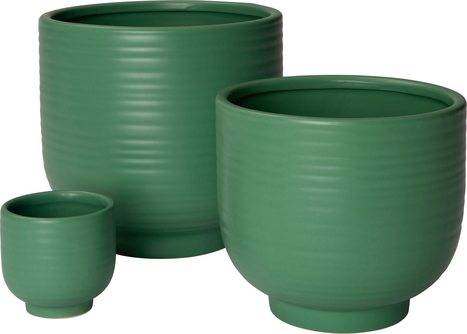 Intratuin bloempot op voet Neeko groen D 7,5 H 7 cm