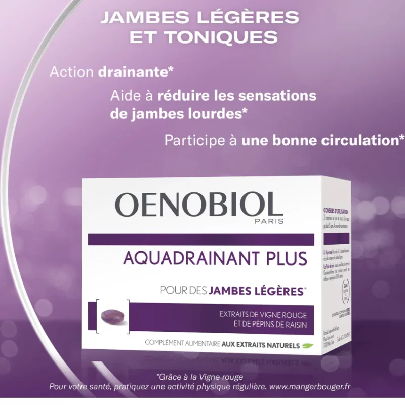 Aquadrainant Plus Oenobiol - 45 Comprimés