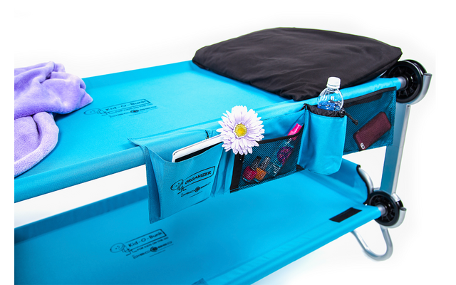 Disc-O-Bed Kid-O-Bunk Kinder Camping Stockbett inkl. Seitentaschen