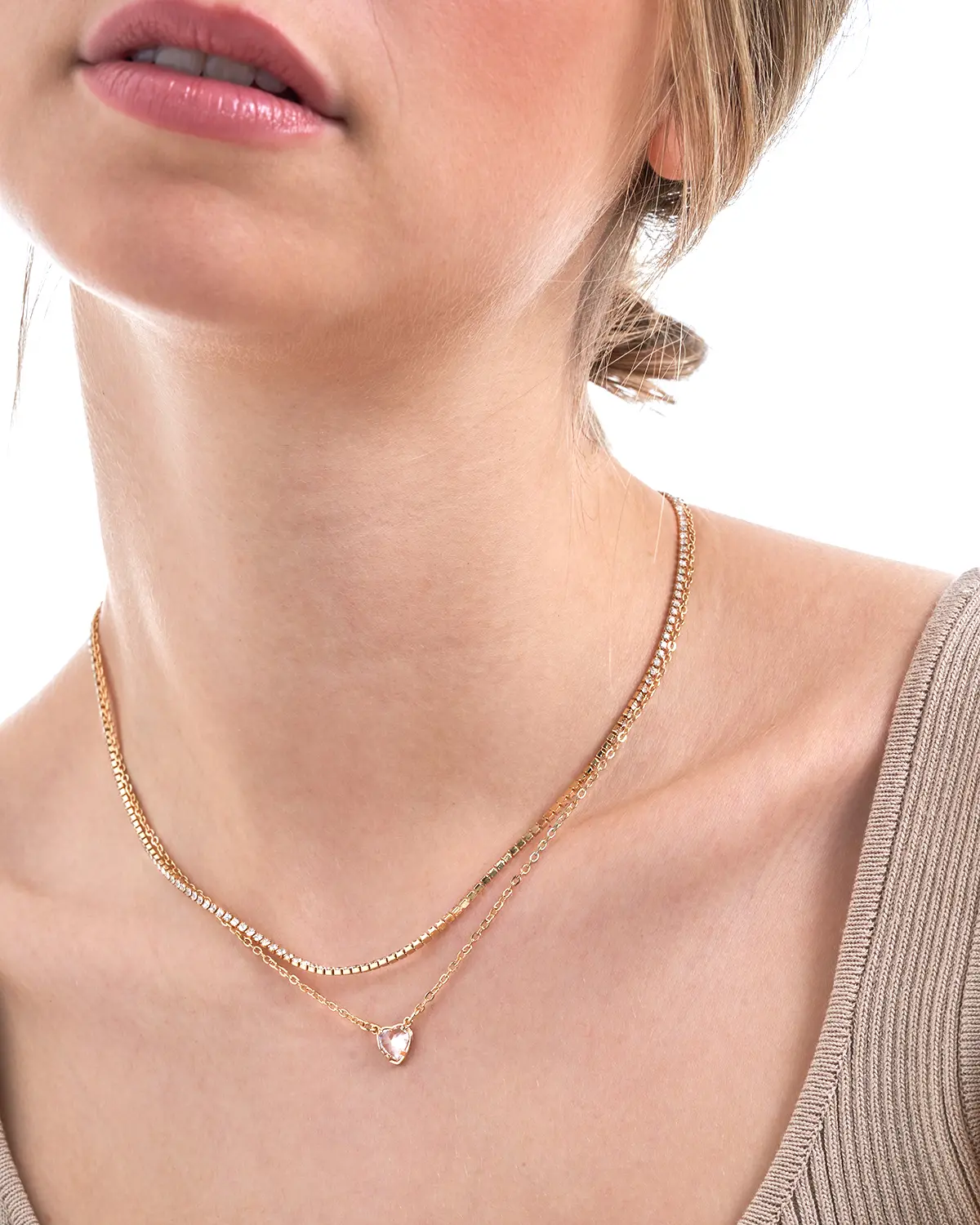 Layering Kette - Cute Heart