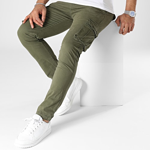 Pantalon Cargo Vert Kaki